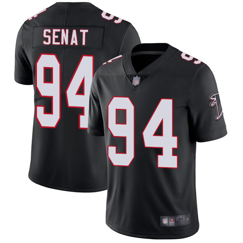 Atlanta Falcons Limited Black Men Deadrin Senat Alternate Jersey NFL Football 94 Vapor Untouchable